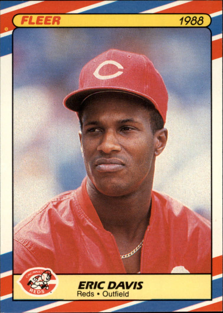 1988 Fleer Superstars Baseball Cards   011      Eric Davis
